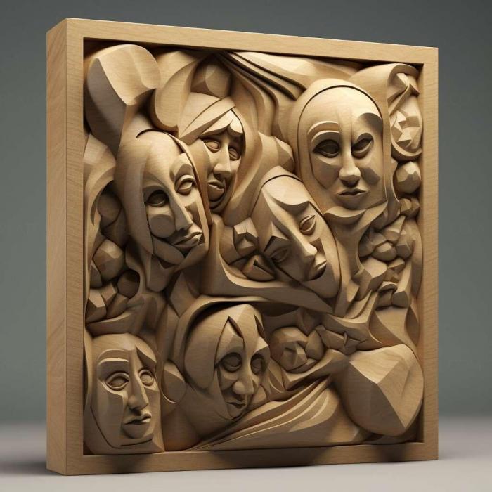 نموذج ثلاثي الأبعاد لآلة CNC 3D Art 